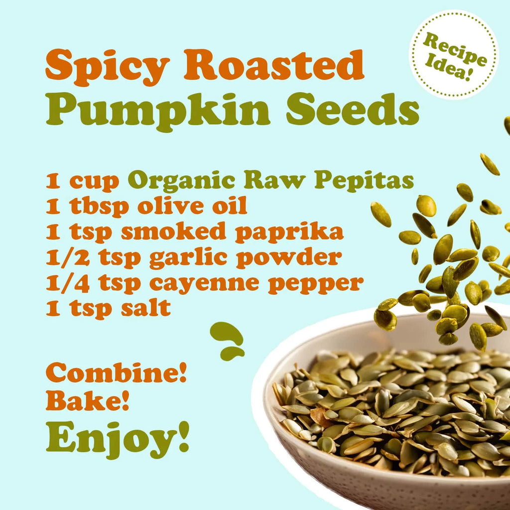 Organic Raw Pepitas Pumpkin Seeds 2 Pounds D61268