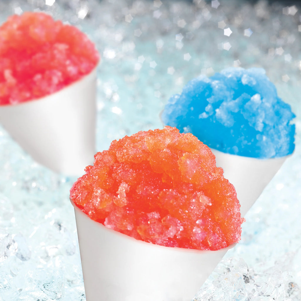 16-Ounce Snow Cone Syrups, Cups and Spoon-Straws Party Kit H2516