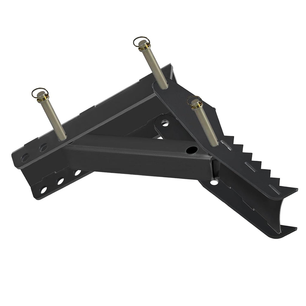 24 inch Excavator Hydraulic Thumb Backhoe Thumb Attachments Weld 1/2 Inch Teeth Thick Steel Plate Assembly CNC Plasma Cut Bolt-On Design G910