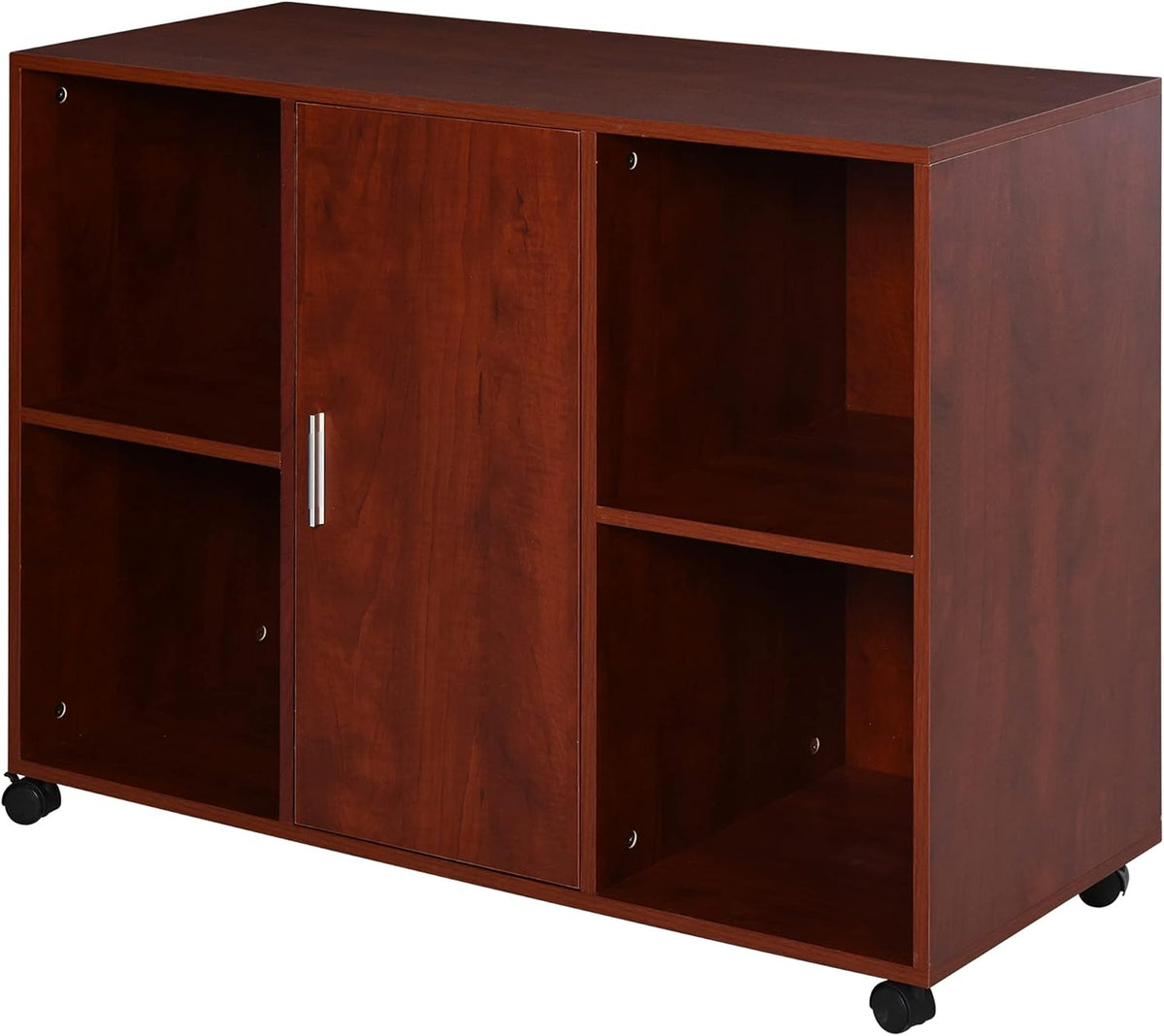 Brown Multipurpose Filing Cabinet Printer Stand, Pack of 2 Y3593
