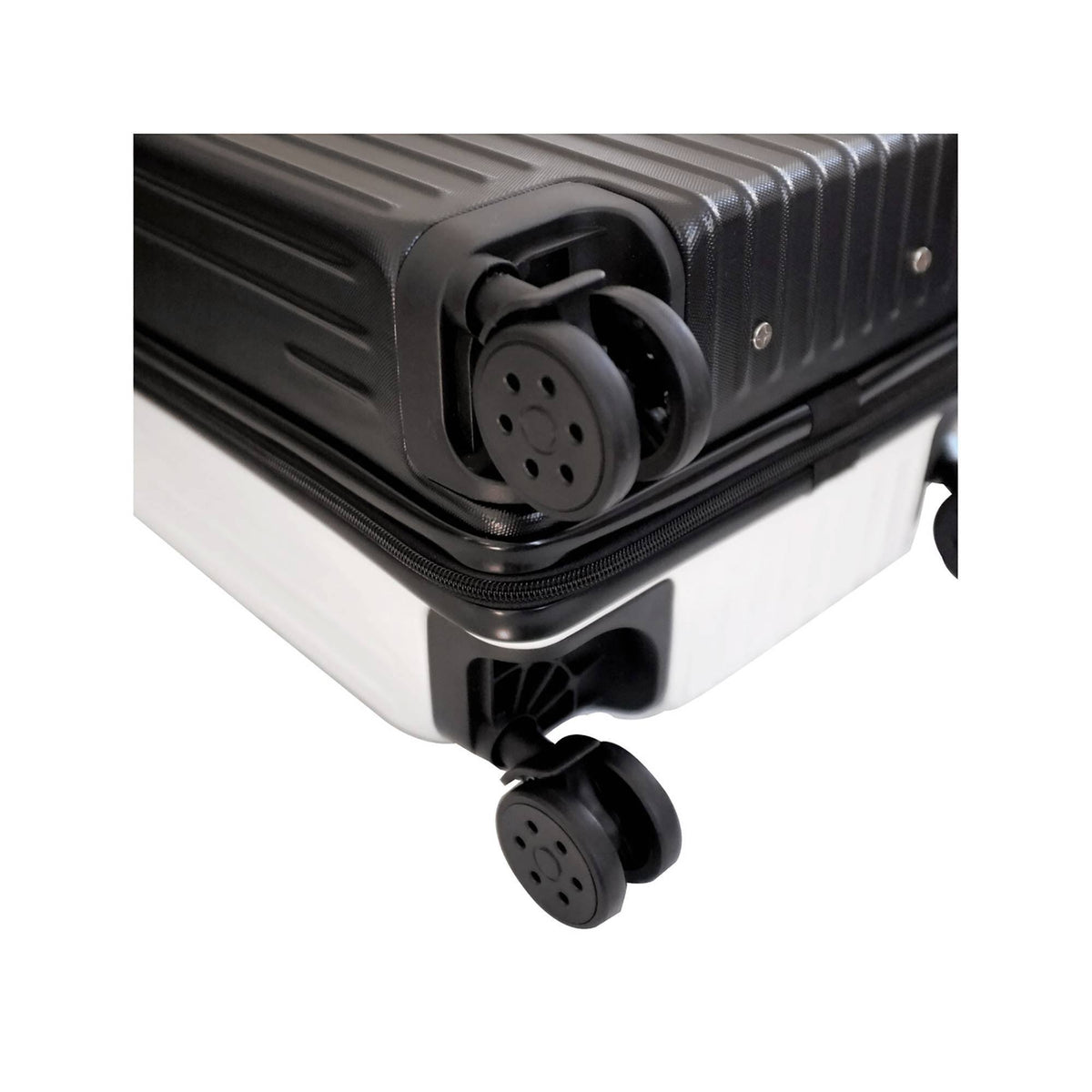 White Carry on Suitcase Z39559