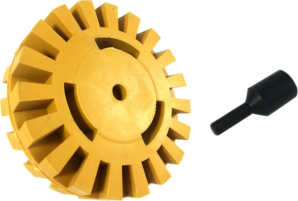 Rubber Eraser Wheel with Drill Adapter 6-pack, Pack of 2 L13956