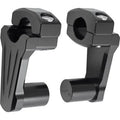 Pivoting Handlebar Riser Black 1 inch 2 inch Rise C1917