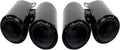 2 pcs Stainless Steel Muffler Tail Tip Exhaust Pipe T1386