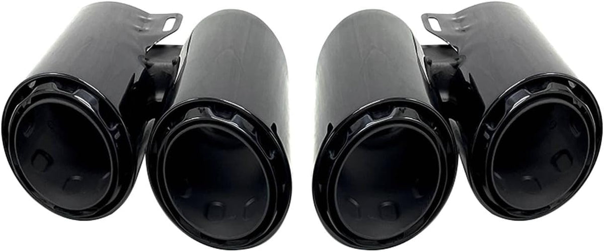 2 pcs Stainless Steel Muffler Tail Tip Exhaust Pipe T1386