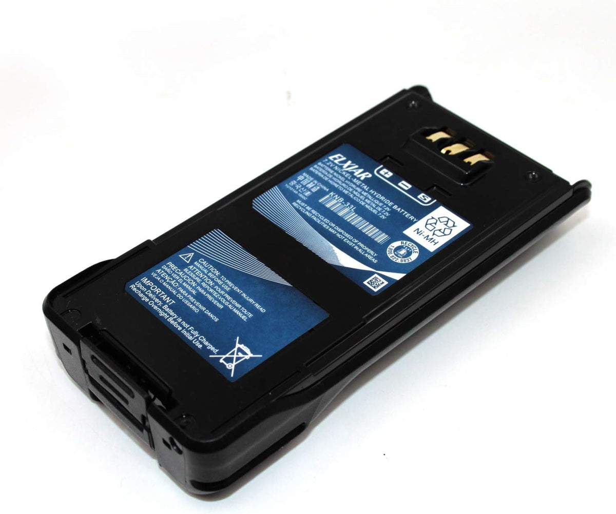 (2-Pack) 7.2V Ni-MH Replacement Battery for Kenwood Radio A486