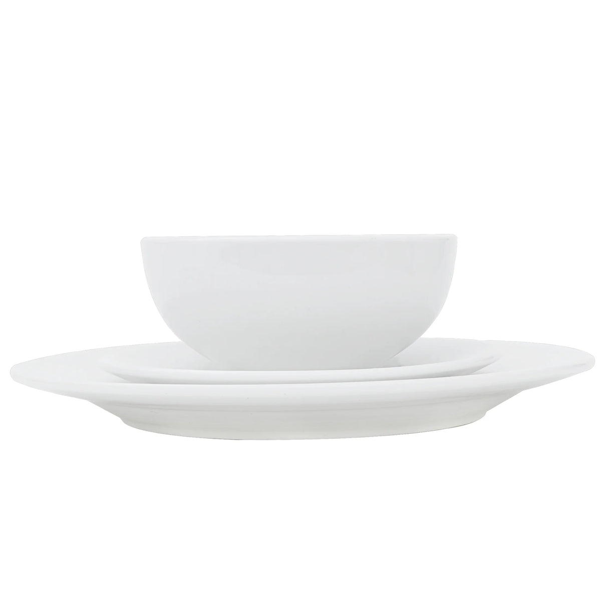 White 18 Pc Dinnerware Set for 6 X45627