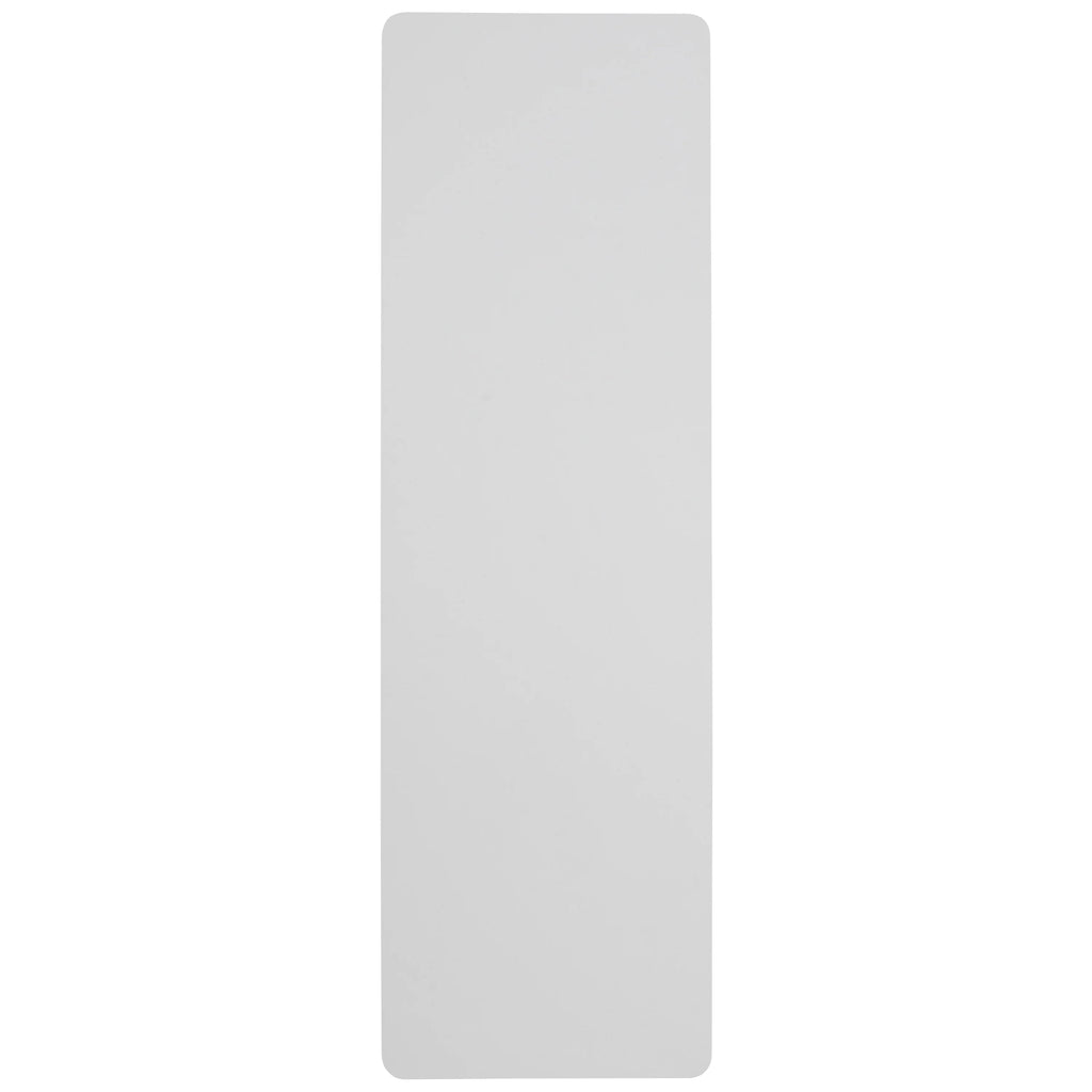 8-Foot Granite White Plastic Folding Table U8358