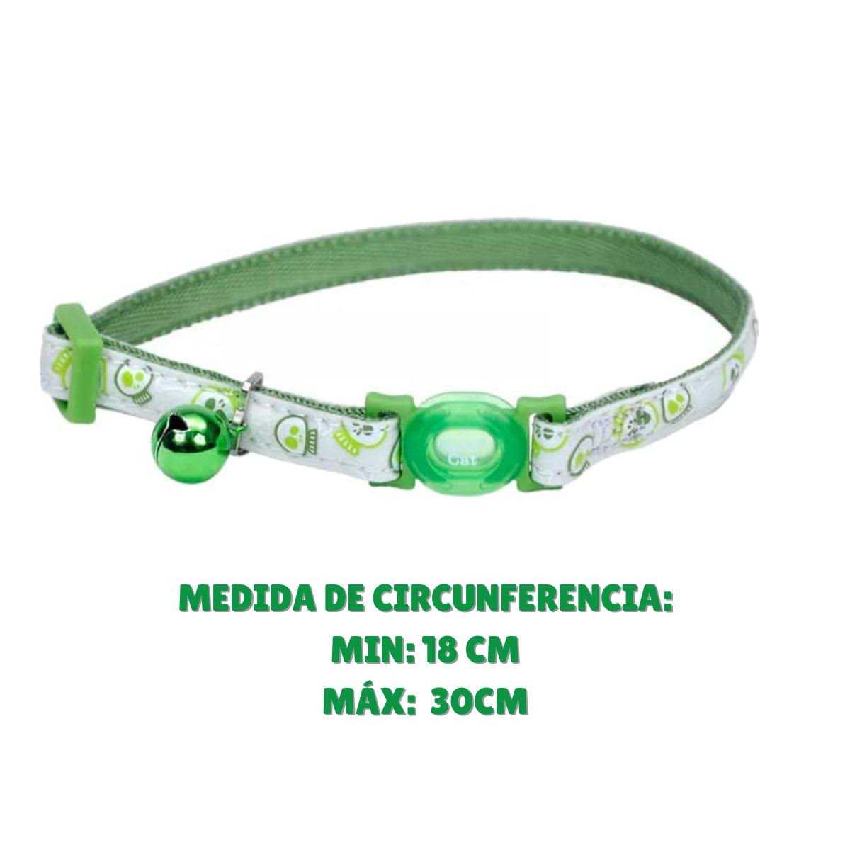 Glow in The Dark Adjustable Breakaway Cat Collar V31162