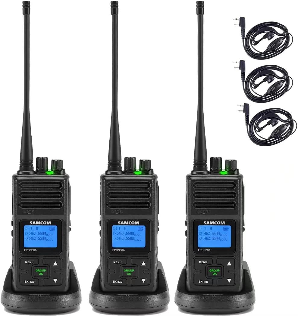 3 Packs UHF Two Way Radios Walkie Talkies E292