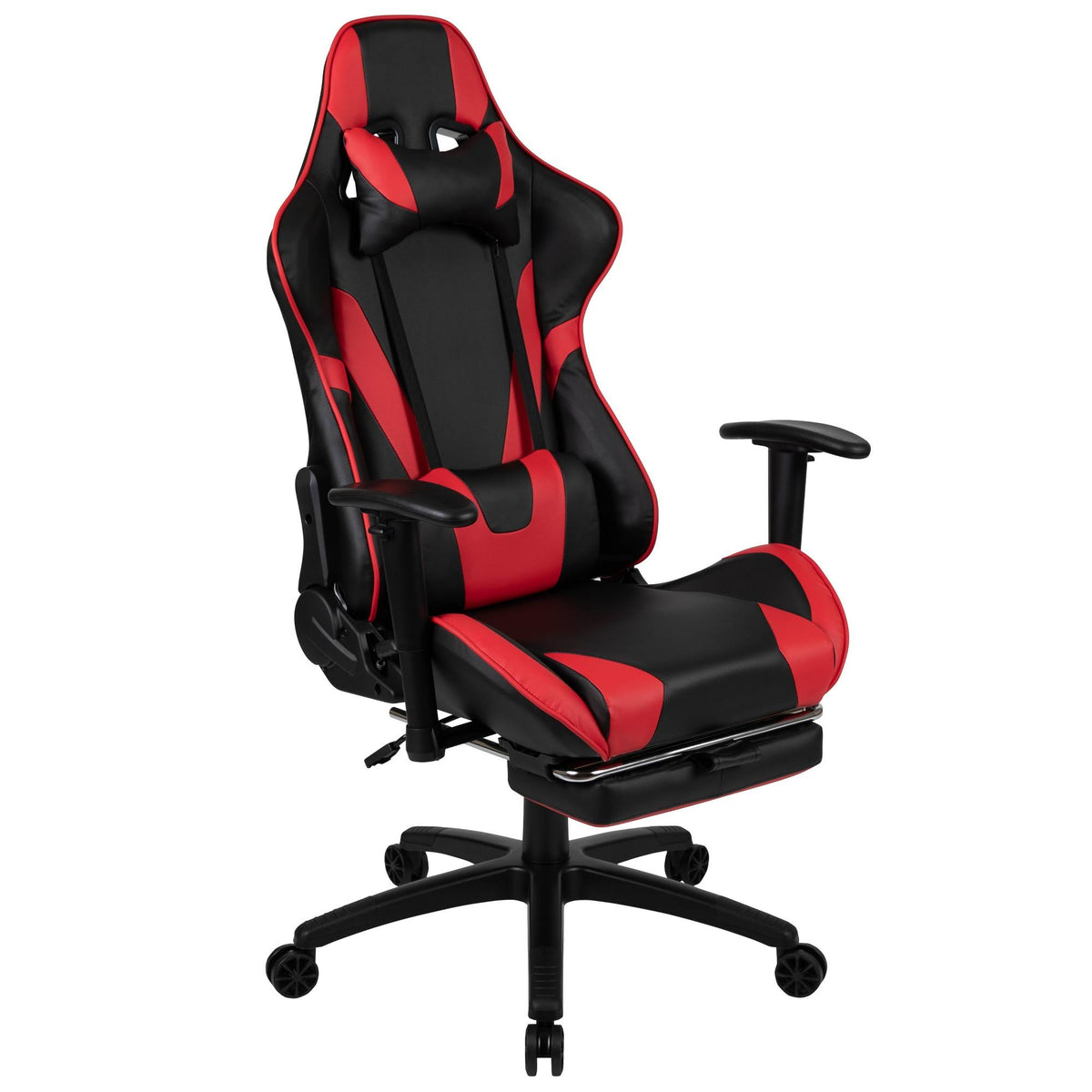 Gaming Desk and Reclining Gaming Chair Set with Cup Holder and Headphone Hook V352