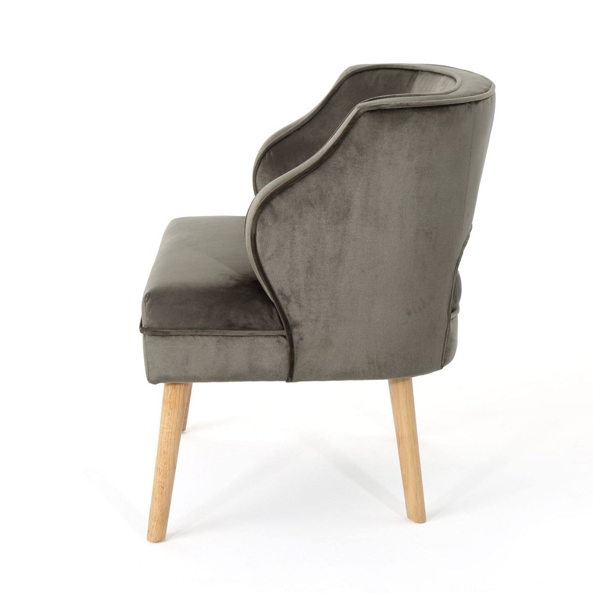 Gray and Beige Contemporary Accent Chair X61052