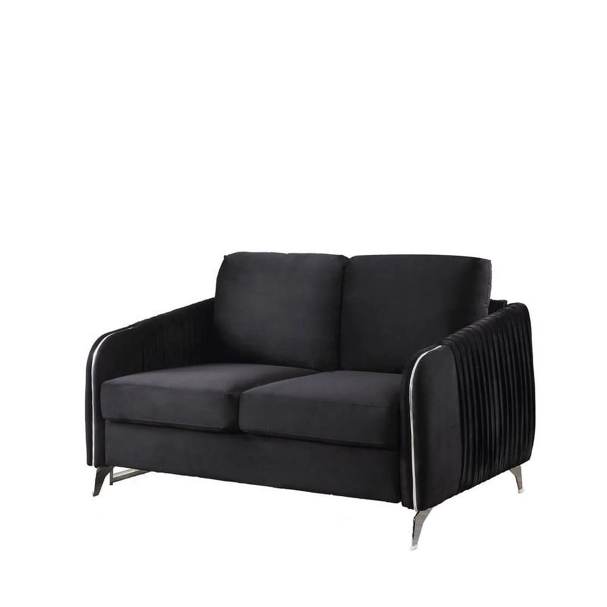 Black Velvet Loveseat T987