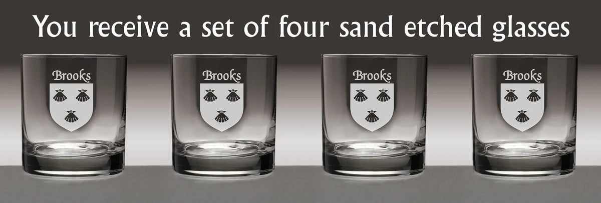 Irish Coat of Arms Tumbler Glasses Set of 4 P149