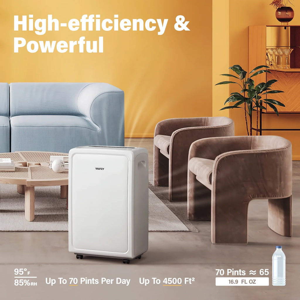 55 Pints Home Dehumidifier with Drain Hose F62177