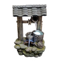 Polyresin Well Fountain with LED Lights Z672