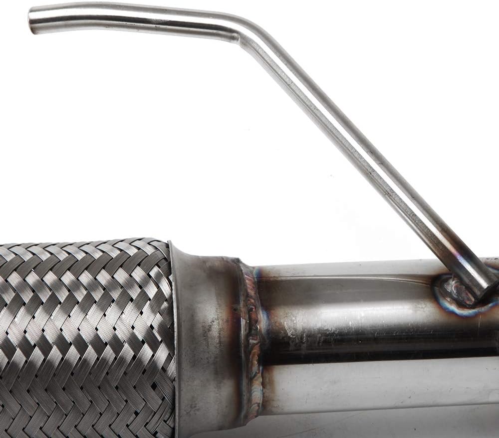 Front Flex Pipe T304 Stainless Steel Pack of 2 D338202