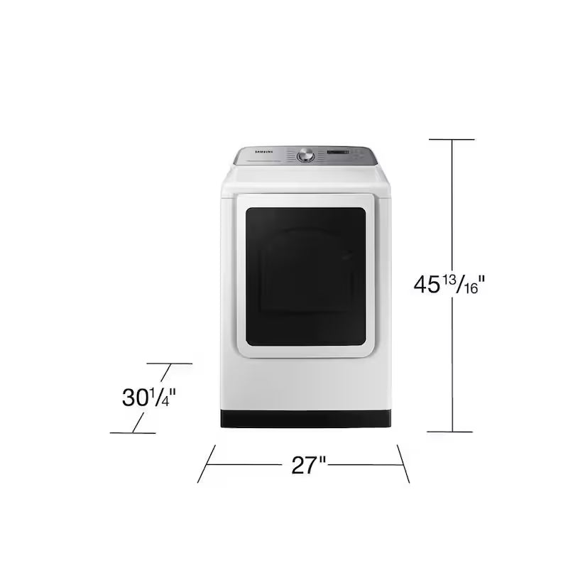 7.4 cu. ft. Vented Gas Dryer with Steam Sanitize in White B7131