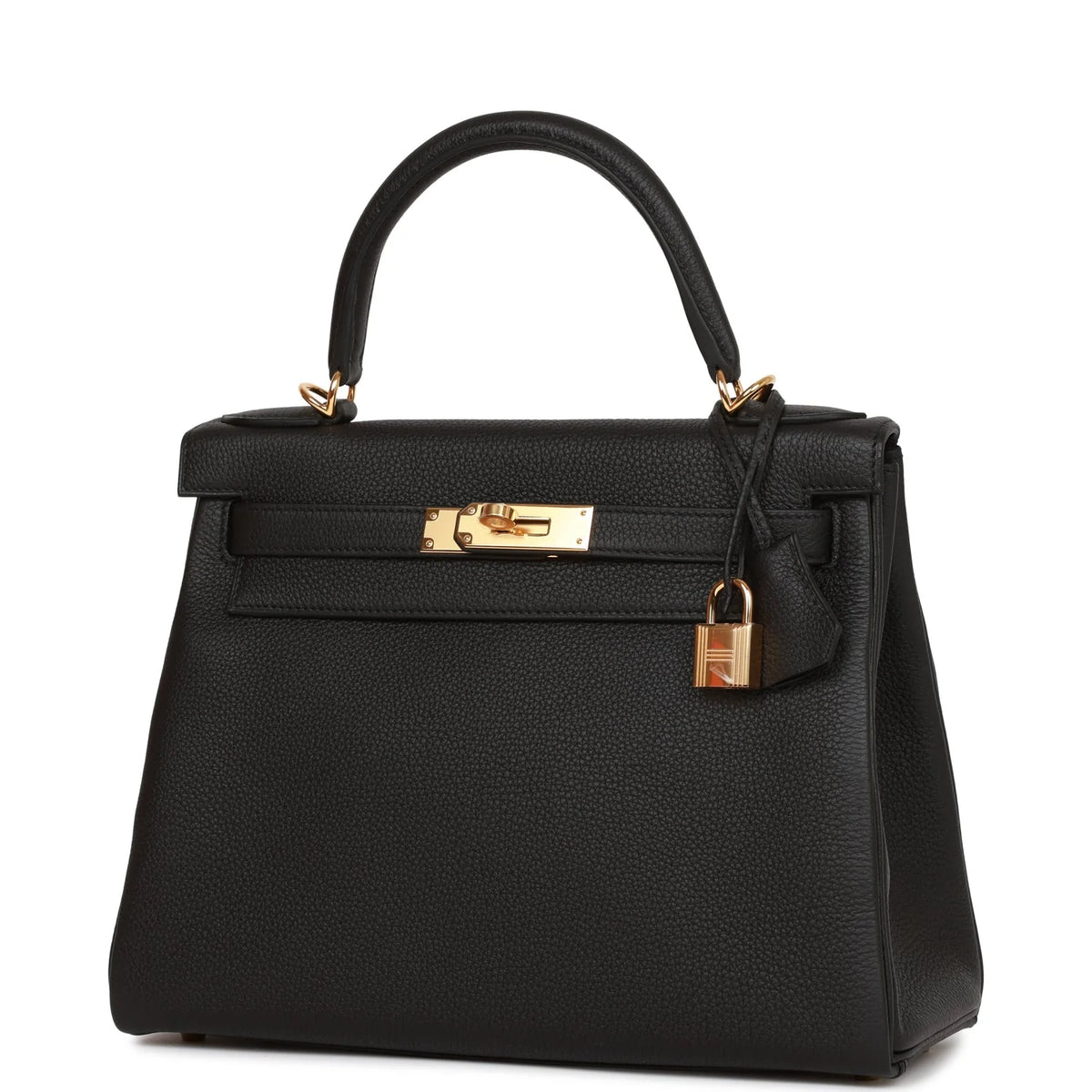 Black Leather Handbag N54481