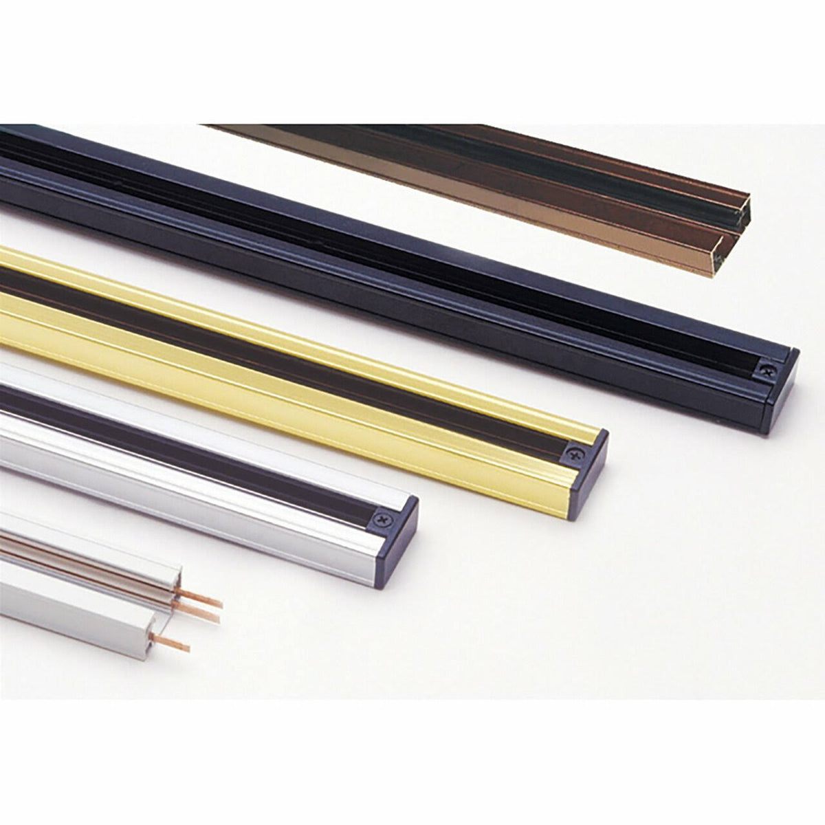 6 Track Brushed Steel Finish I561233