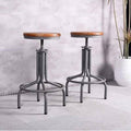 Industrial Style Adjustable Height Metal Bar Chair B369936