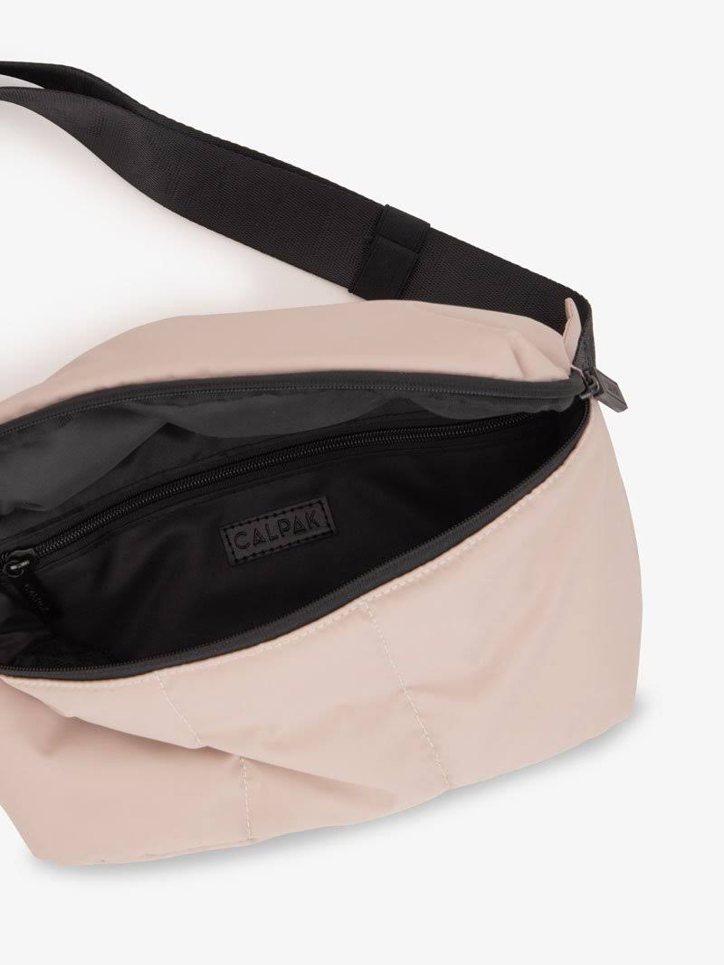 Metallic Silver Belt Bag I5828