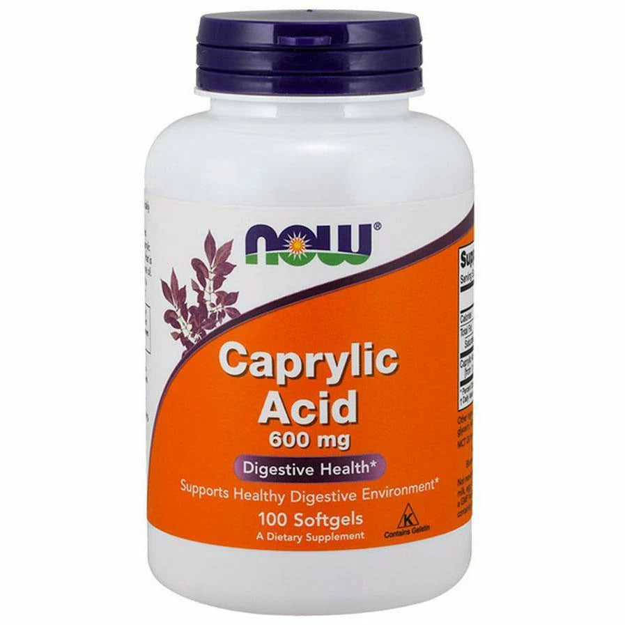 Caprylic Acid 600 mg 100 gels A25794