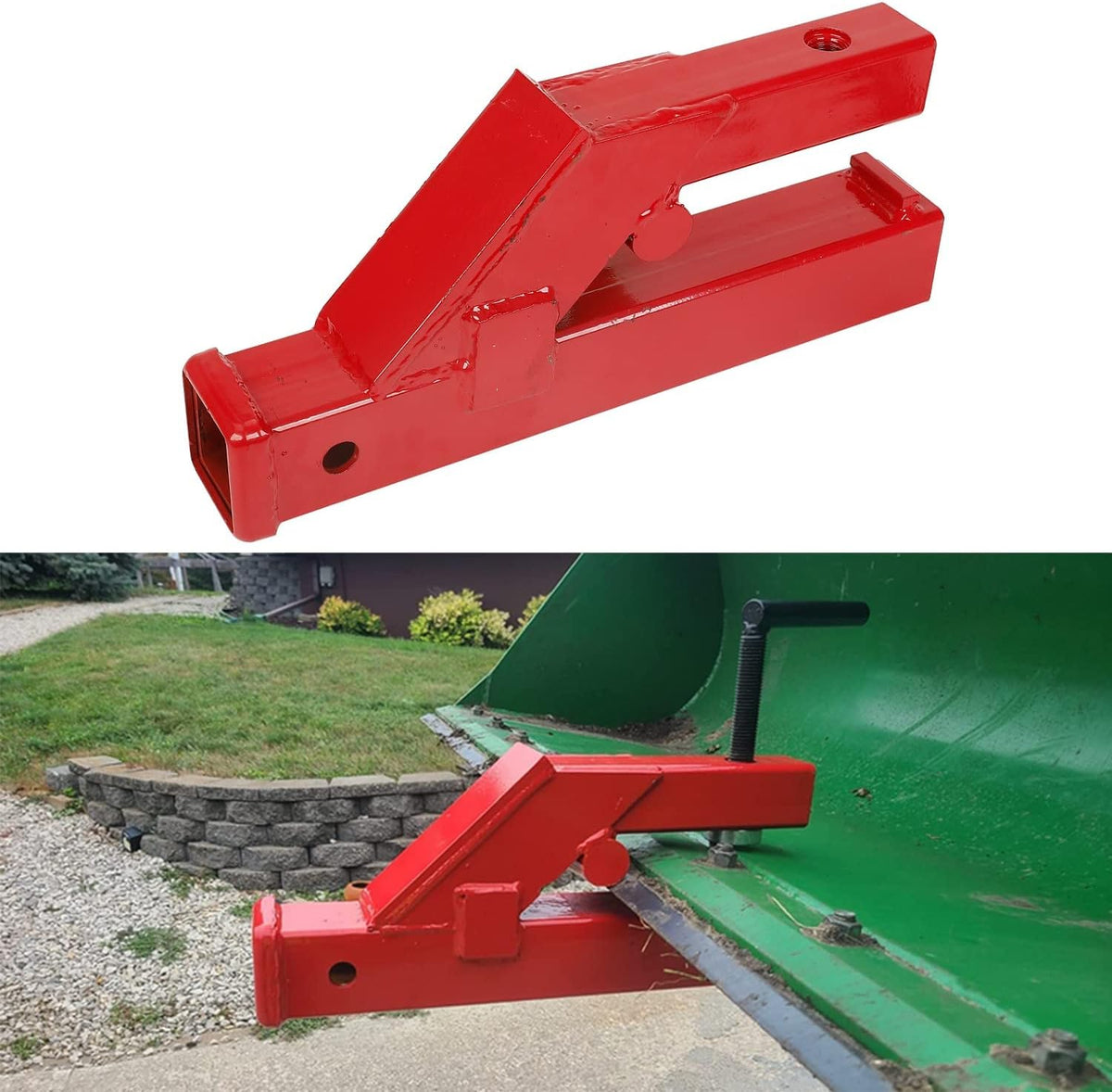 Red Clamp On Trailer Hitch Adapter F4934