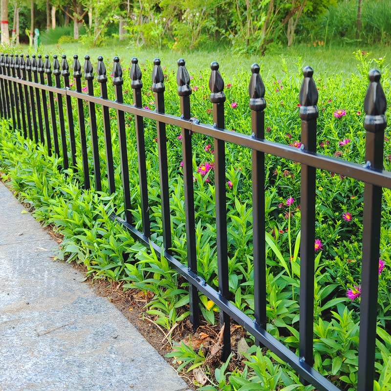 Metal Decorative Garden Fence 5 Panels O7951
