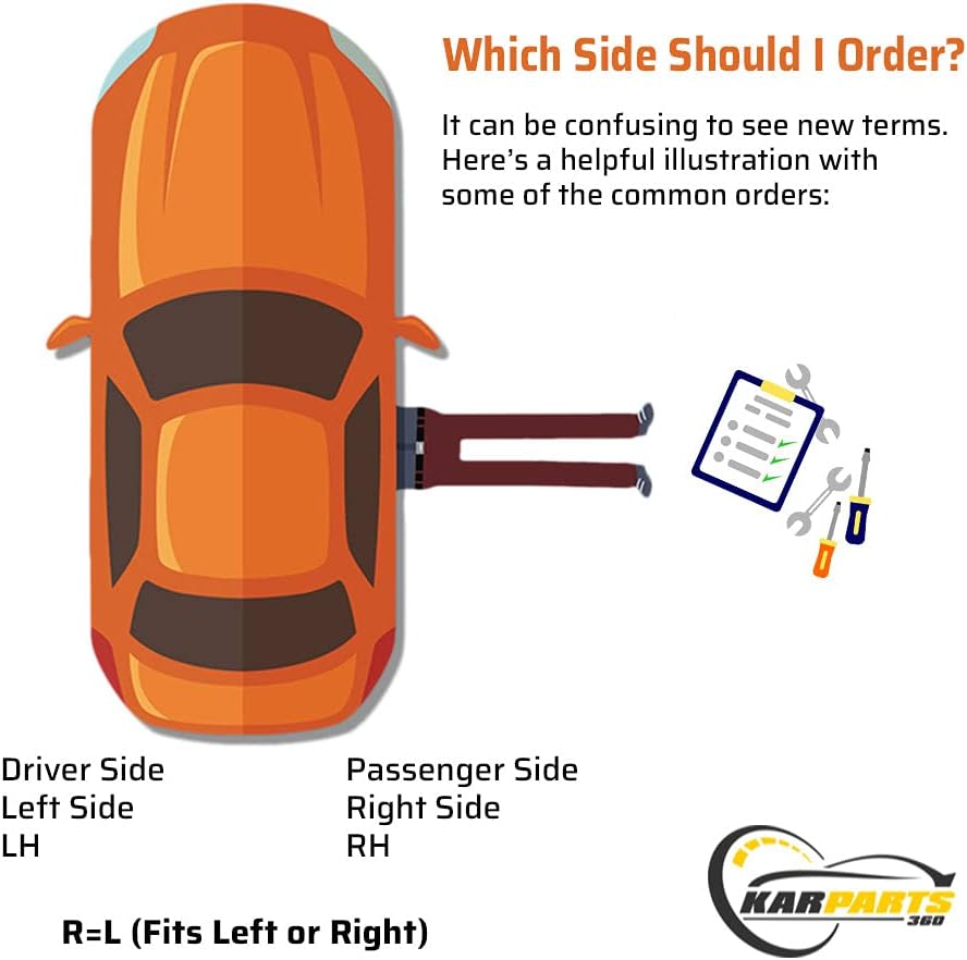 Corner Signal Light for Toyota Sequoia Passenger Side with Bulbs, Pack of 2 P414