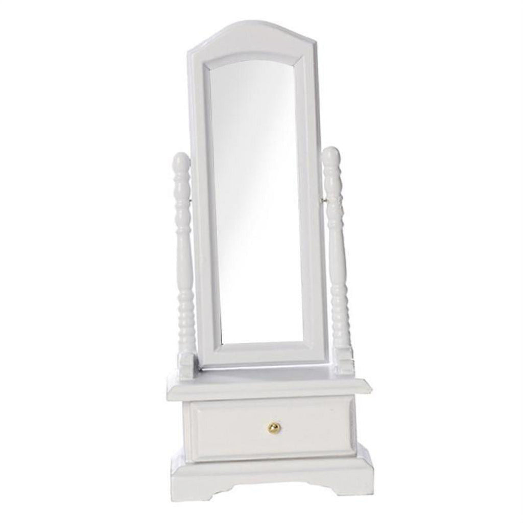 White Wood Dolls House B281