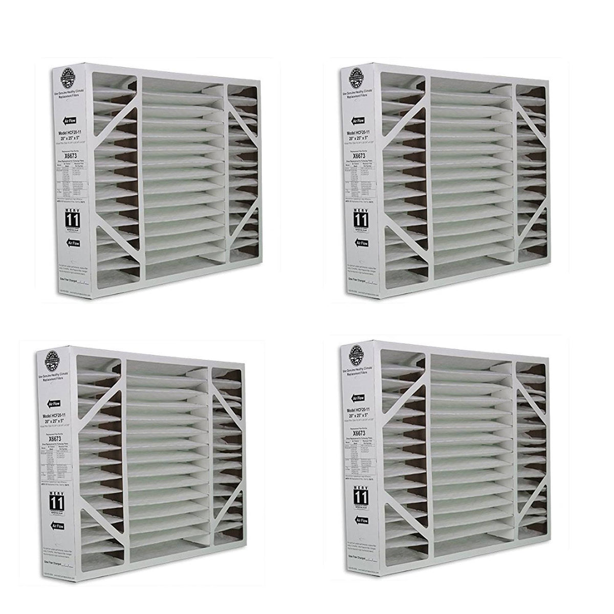 Air Purifier MERV 11 Filter Replacement 4 Pack U612972