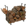 Handcrafted Indoor/Outdoor Rectangular Fireplace Log Rack G3603