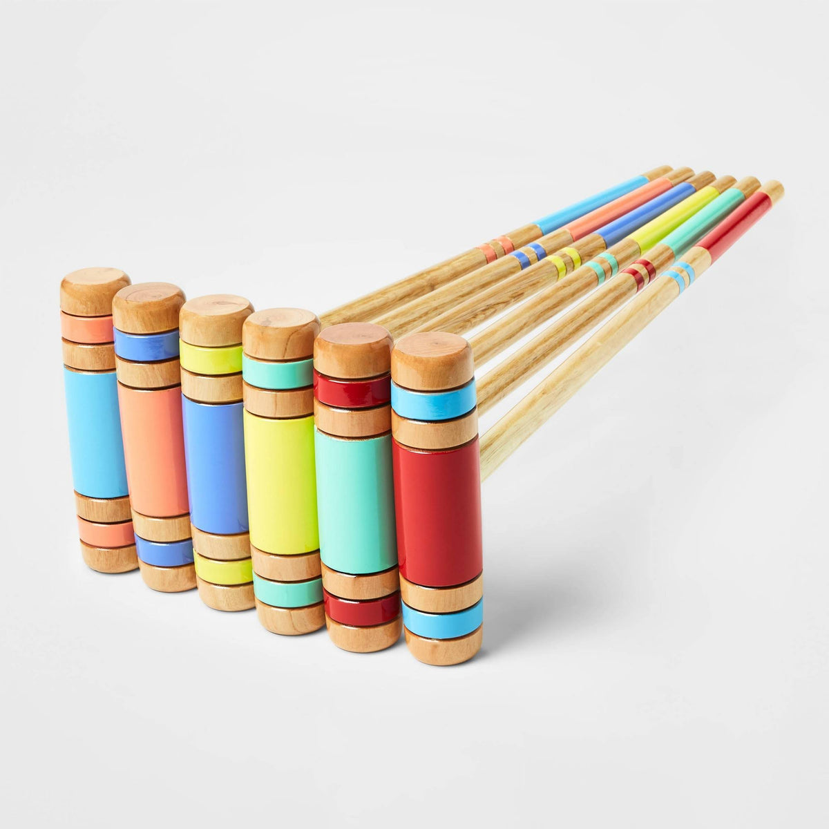 24 Pieces Croquet Game Set with Storage Carry Bag C498881