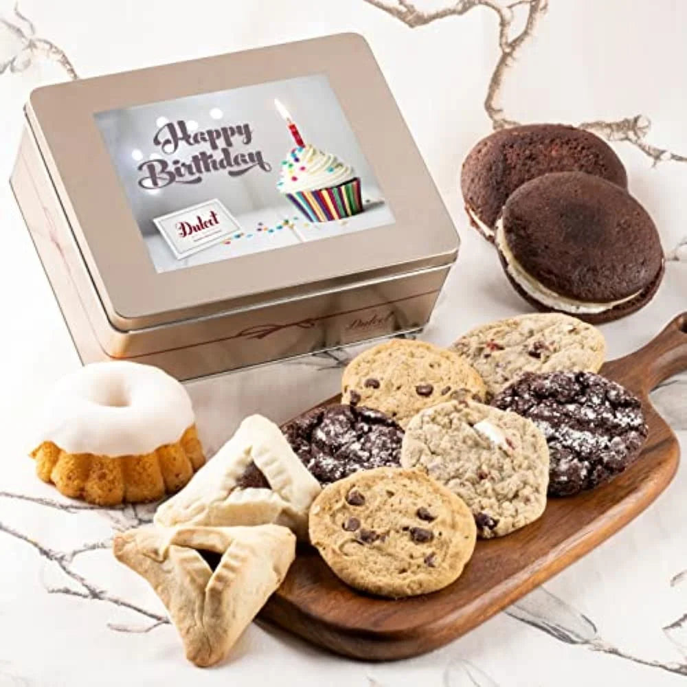 Birthday Treats Tin Gift Basket K7503