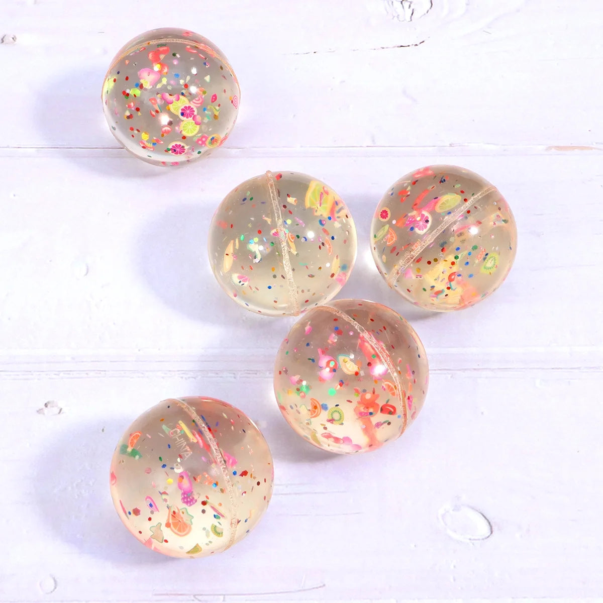 Transparent Ball Kids Learning Toy Beach Bouncing Balls Bubble Wands T9450