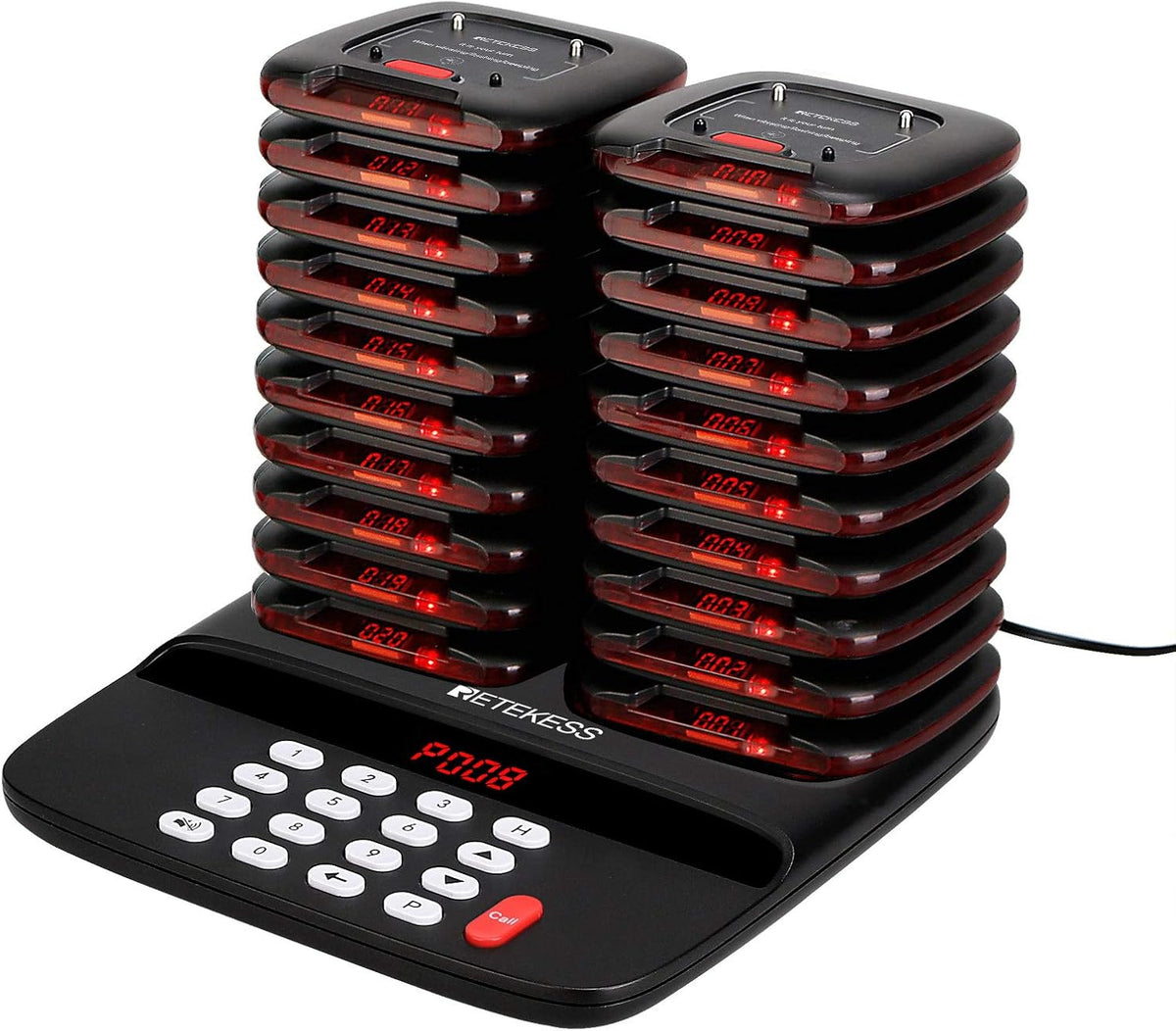 20 Pagers Restaurant Pager System C237