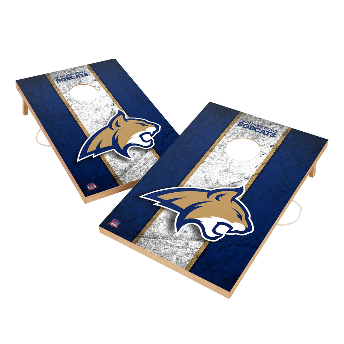 Solid Wood Cornhole Board Set F975907