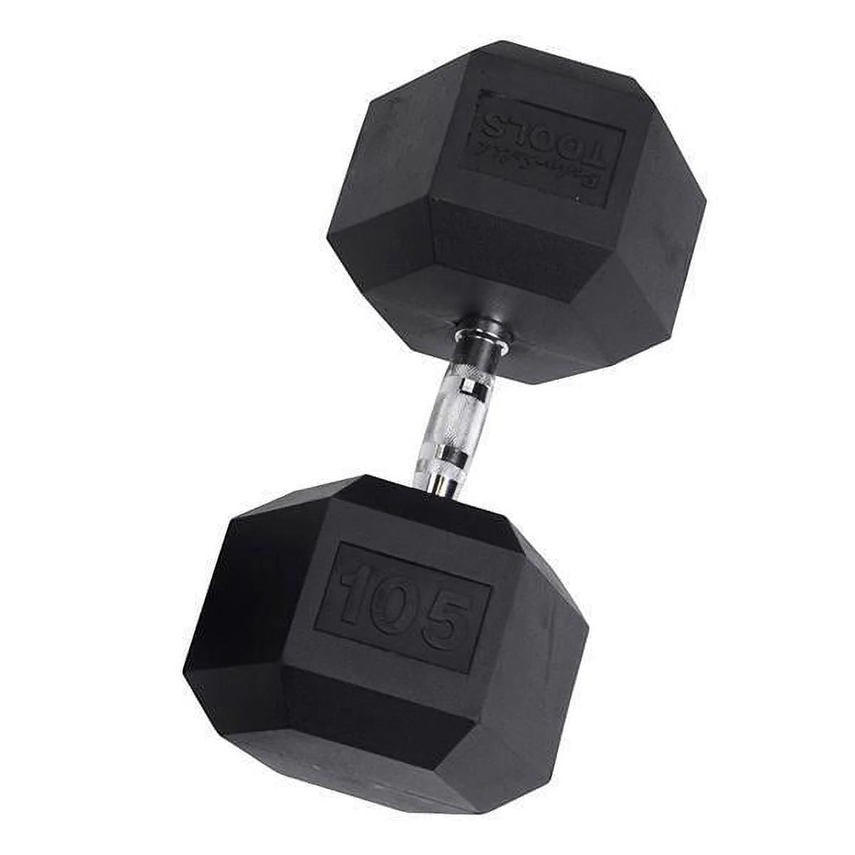 Rubber Coated Hex Dumbbells 35 lb V136