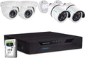 8CH 5MP Lite Surveillance DVR with 2 Bullet Cameras and 2 Dome Cameras (2TB HDD) Y440175