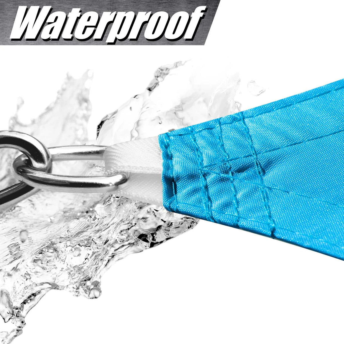 Blue Triangle Waterproof Sun Shade Sail Canopy B5569