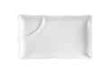 Rolled Edge Rectangular Divided Sauce Dish 12in. x 7-1/2in. R25642