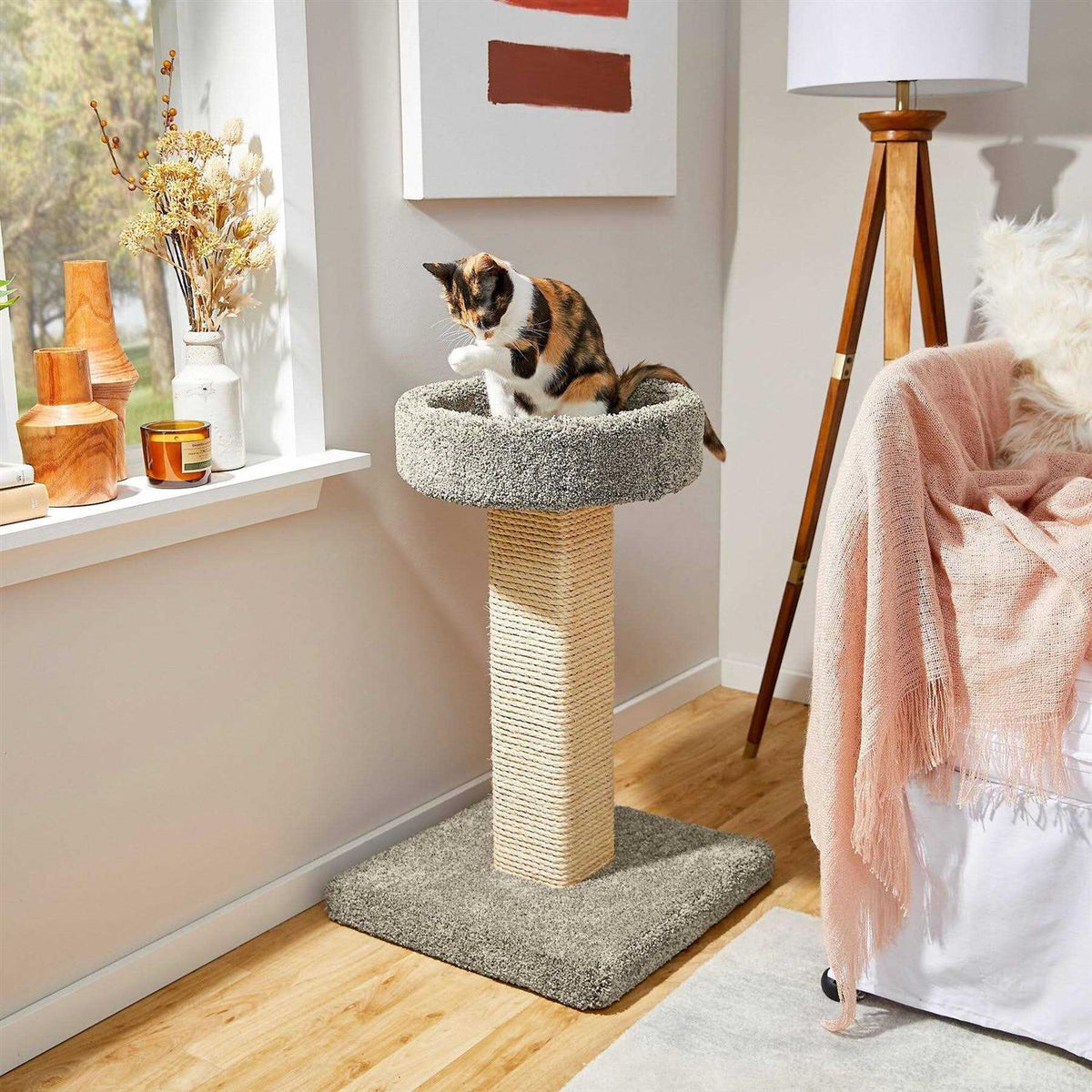 32-in Wooden Cat Tree B970