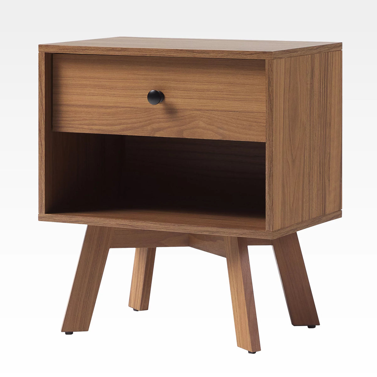 Mid-Century Modern 1-Drawer Nightstand Q88821