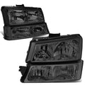 Smoked Housing Clear Corner Headlight and Bumper Lamp N58543