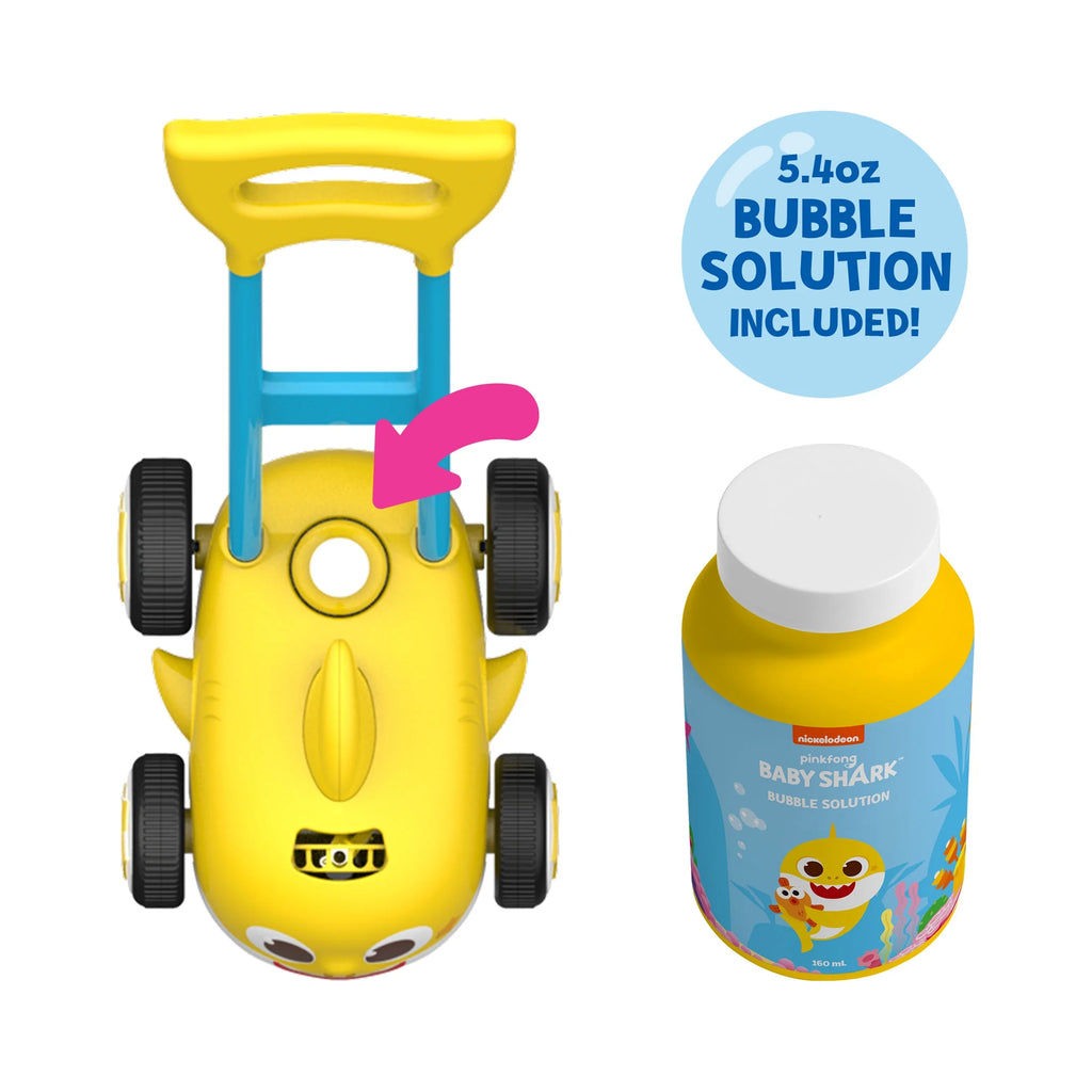 Kids Push Bubble Blower Lawn Mower V2899