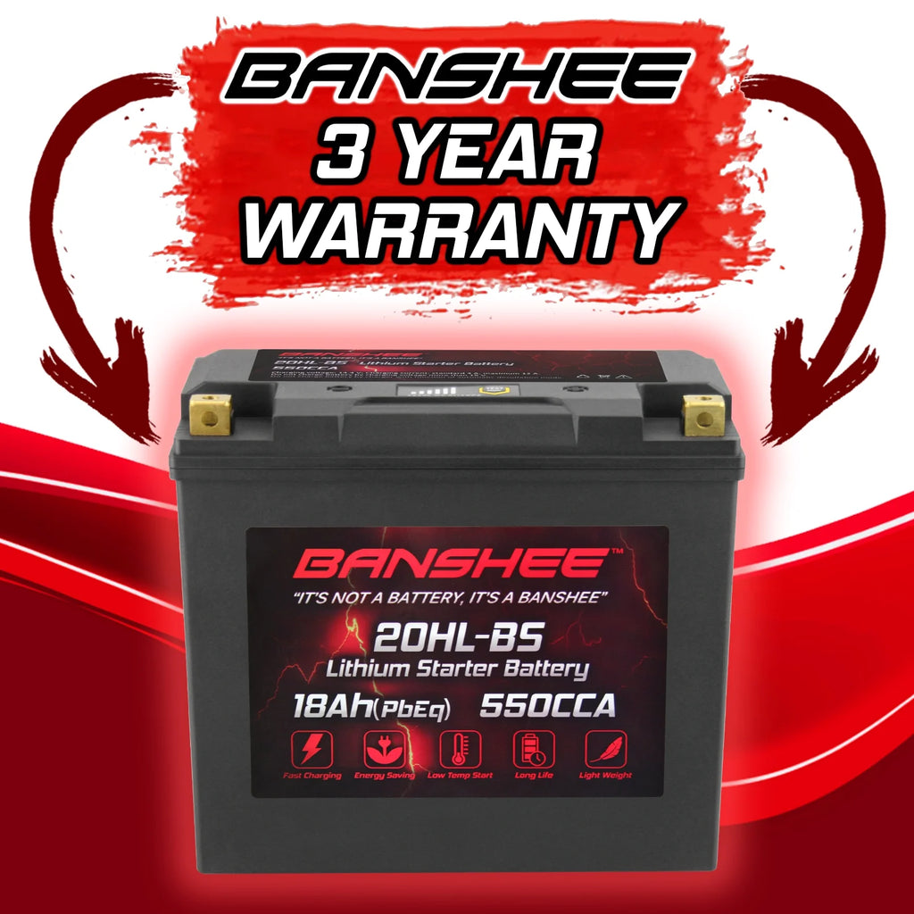 12V 18Ah 550CCA LiFePO4 Lithium Motorcycle Battery Y390853
