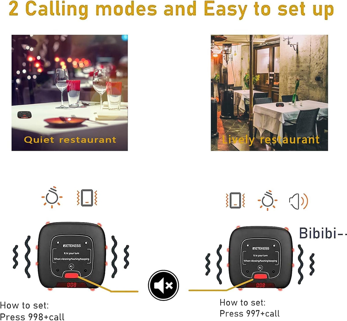 20 Pagers Restaurant Pager System C237