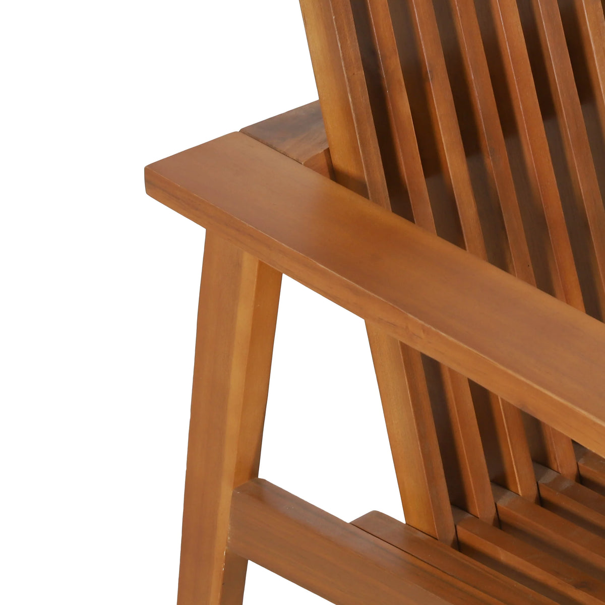 Acacia Wood Club Chairs, Set of 2 D425370
