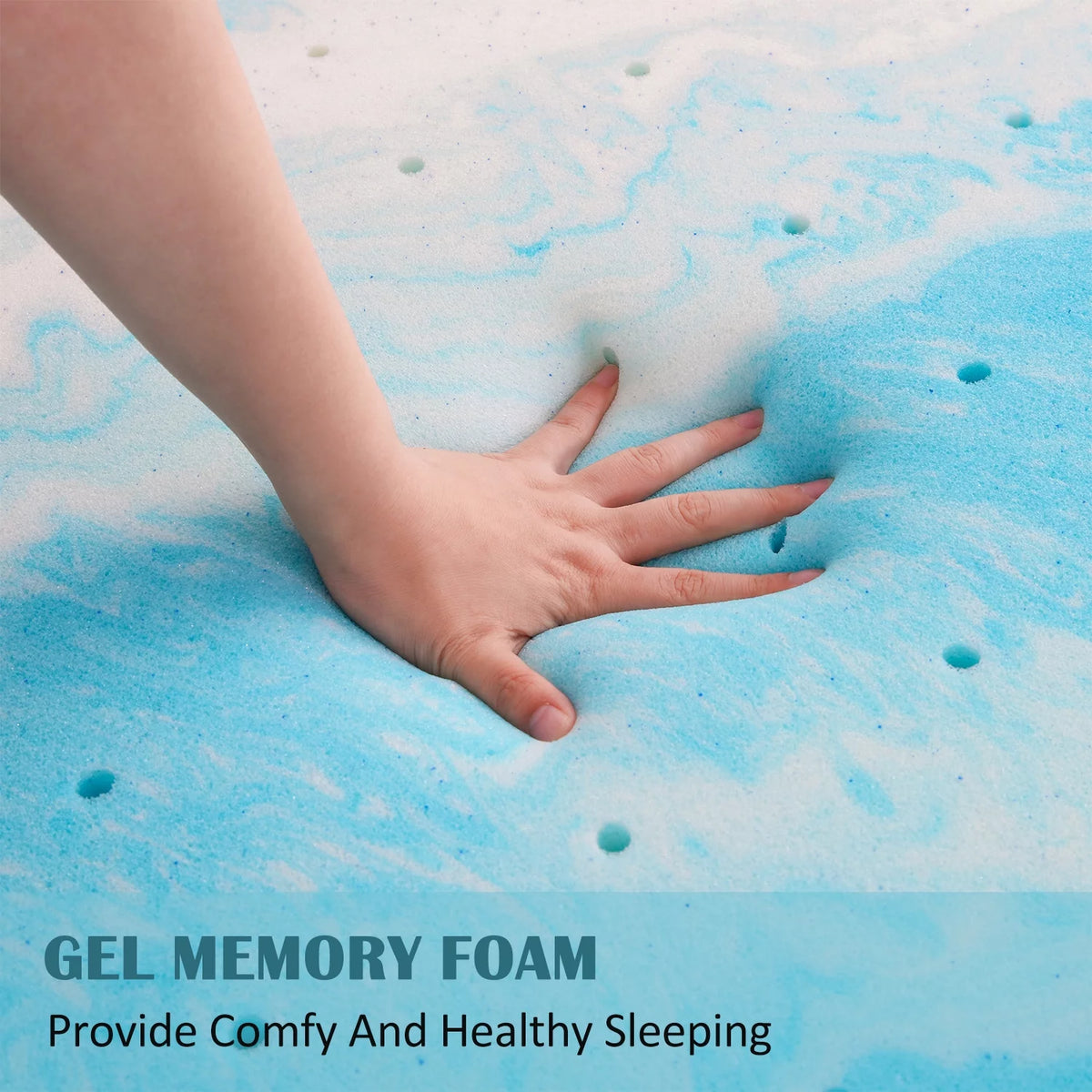 4'' Memory Foam Mattress Topper Z289